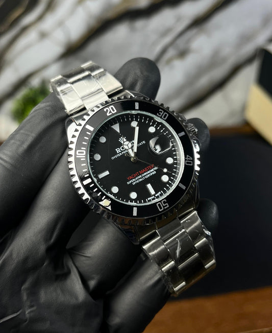 RLX Yacht Master Silver-Black