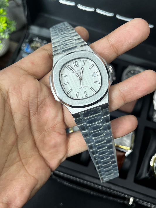 Patek Nautilus Automatic - Stainless Steel - 1st Grade - White Dial